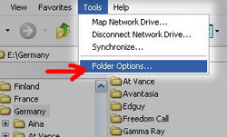 Menu Folder Options