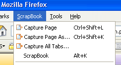 scrapbook firefox extension